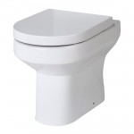D Shape Back To Wall Pan Toilet With Soft Close Seat