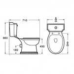 Technique Victorian Style Traditional  Bathroom Suite 