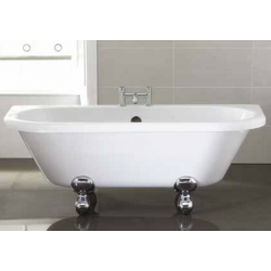 Back to Wall Free Standing Double Ended Bath 1700 x 750