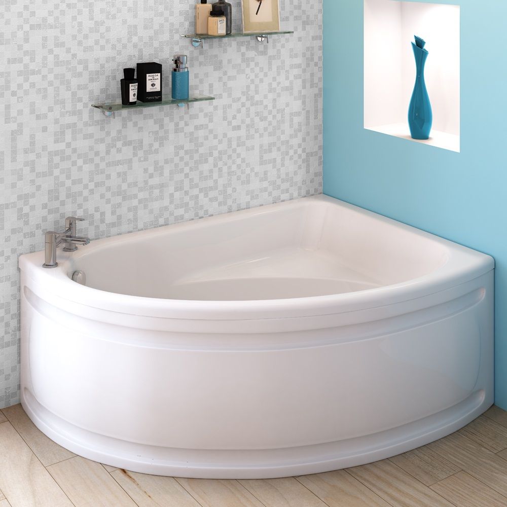 Single Sided Offset Corner Bath 1500 x 1050 mm